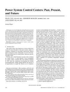 Power System Control Centers: Past, Present, and Future