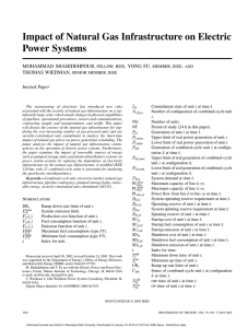 Impact of Natural Gas Infrastructure on Electric Power Systems