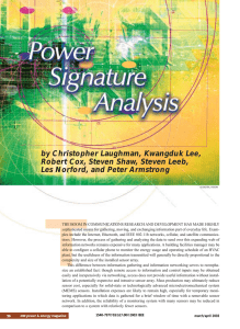 Power signature analysis - Power and Energy Magazine, IEEE