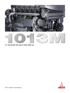 72–195 kW (96–261 bhp) at 1500–2300 rpm