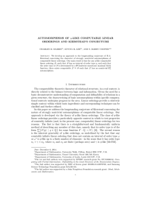 AUTOMORPHISMS OF η-LIKE COMPUTABLE LINEAR