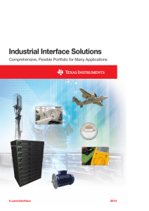 Industrial Interface Solutions Guide