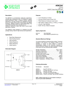 AD6C541 - Solid State Optronics