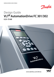 VLT AutomationDrive FC 301/302, 0.25-75 kW
