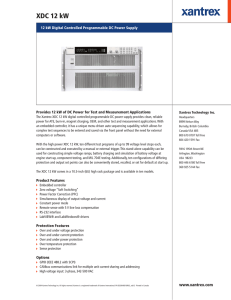 XDC 12 kW - AMETEK Programmable Power