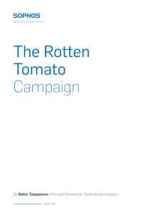 The Rotten Tomato Campaign