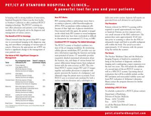 PET CT brochure - Stanford Health Care