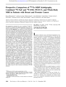 Prospective Comparison of 99mTc-MDP Scintigraphy, Combined