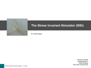 The Stress Invariant Simulator (SISi)