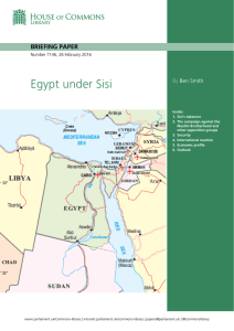 Egypt under Sisi