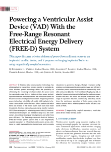 Powering a Ventricular Assist Device