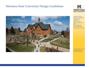Design Guidelines - Montana State University