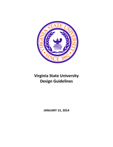 VSU Design Guidelines - Virginia State University