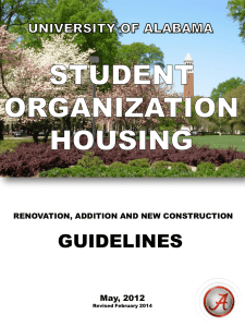 GUIDELINES - The University of Alabama