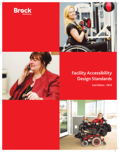 Facility Accessibility Design Standards