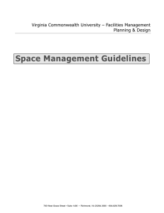 Space Management Guidelines