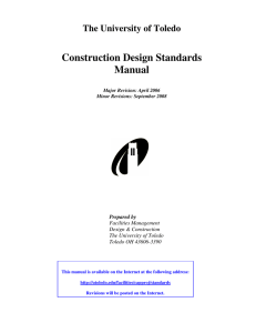 Construction Design Standards Manual