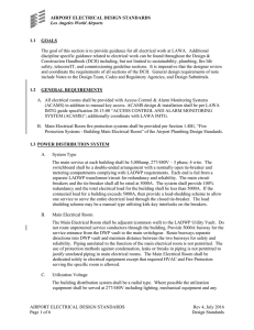 Airport Electrical Design Standards