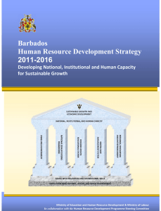 Barbados Human Resource Development Strategy 2011-2016