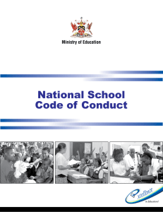 National School Code of Conduct