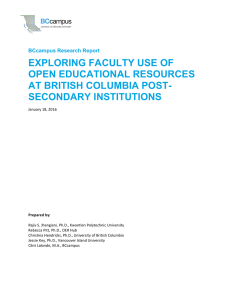 exploring faculty use of open educational resources at