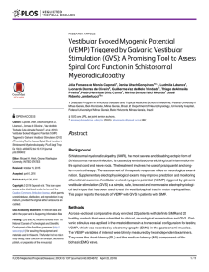 Vestibular Evoked Myogenic Potential (VEMP) Triggered by