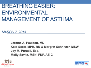 Breathing Easier: Environmental Management of Asthma