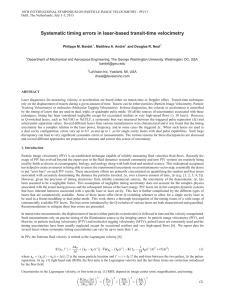 Systematic timing errors in laser-based transit