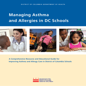 Managing Asthma and Allergies in DC Schools