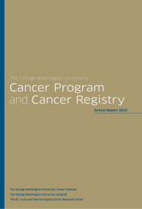 Cancer Program and Cancer Registry