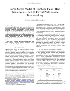 Large-Signal Model of Graphene Field-Effect Transistors