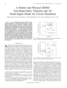 A Robust and Physical BSIM3 Non-Quasi