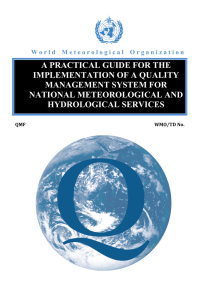 A Practical Guide for the Implementation of a Quality