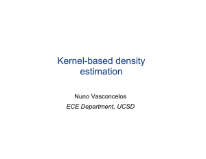 Kernel-based density ti ti estimation