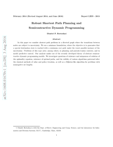 Robust Shortest Path Planning and Semicontractive Dynamic