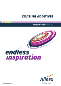 Additives Product Guide - English