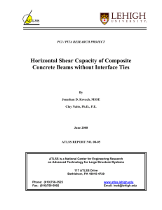 Horizontal Shear Capacity of Composite Concrete Beams without