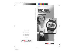 Polar Tempo - Support | Polar.com