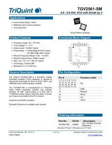 Datasheet - TriQuint