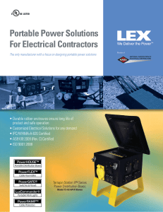 Portable Power Solutions For Electrical Contractors