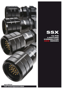 SSX 19 PIN LIGHTING SERIES