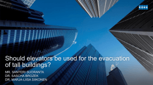 Use of Lifts Elevators for Evacuation