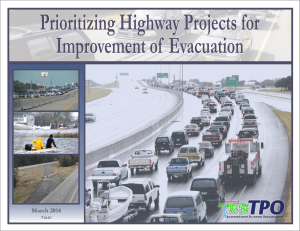 Prioritizing Highway Projects for Improvement of Hurricane Evacuation