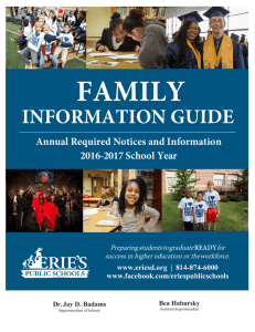 Family Information Guide/Required Annual Notices