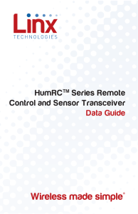 HUM-xxx-RC Data Guide