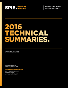 2016 technical summaries