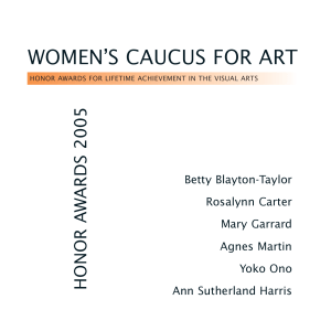 Catalogue PDF - the Women`s Caucus for Art
