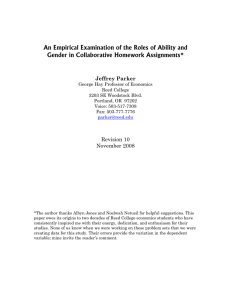 An Empirical Examination of the Roles of Ability and