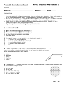 Sample exam (#3) for common 3