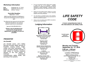 life safety code - New Mexico Health Care Association